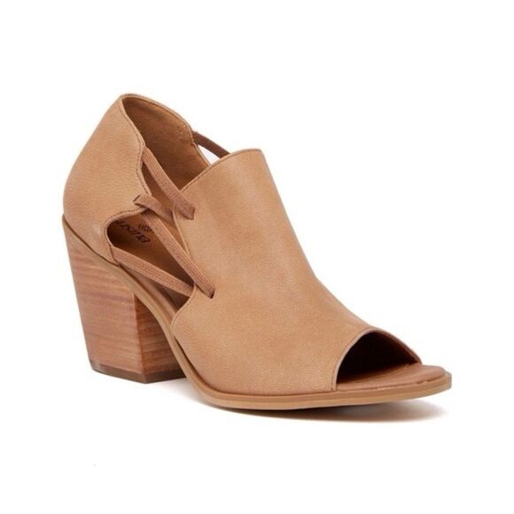 Susina Shoes - Susina • Pierson Lea cognac leather mule booties